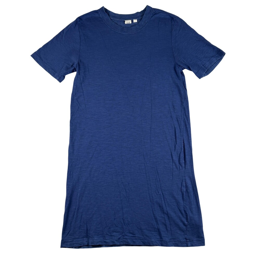 Gap T-Shirt Dress Womens Small Blue Jersey Knit Short Sleeve Casual Lightweight